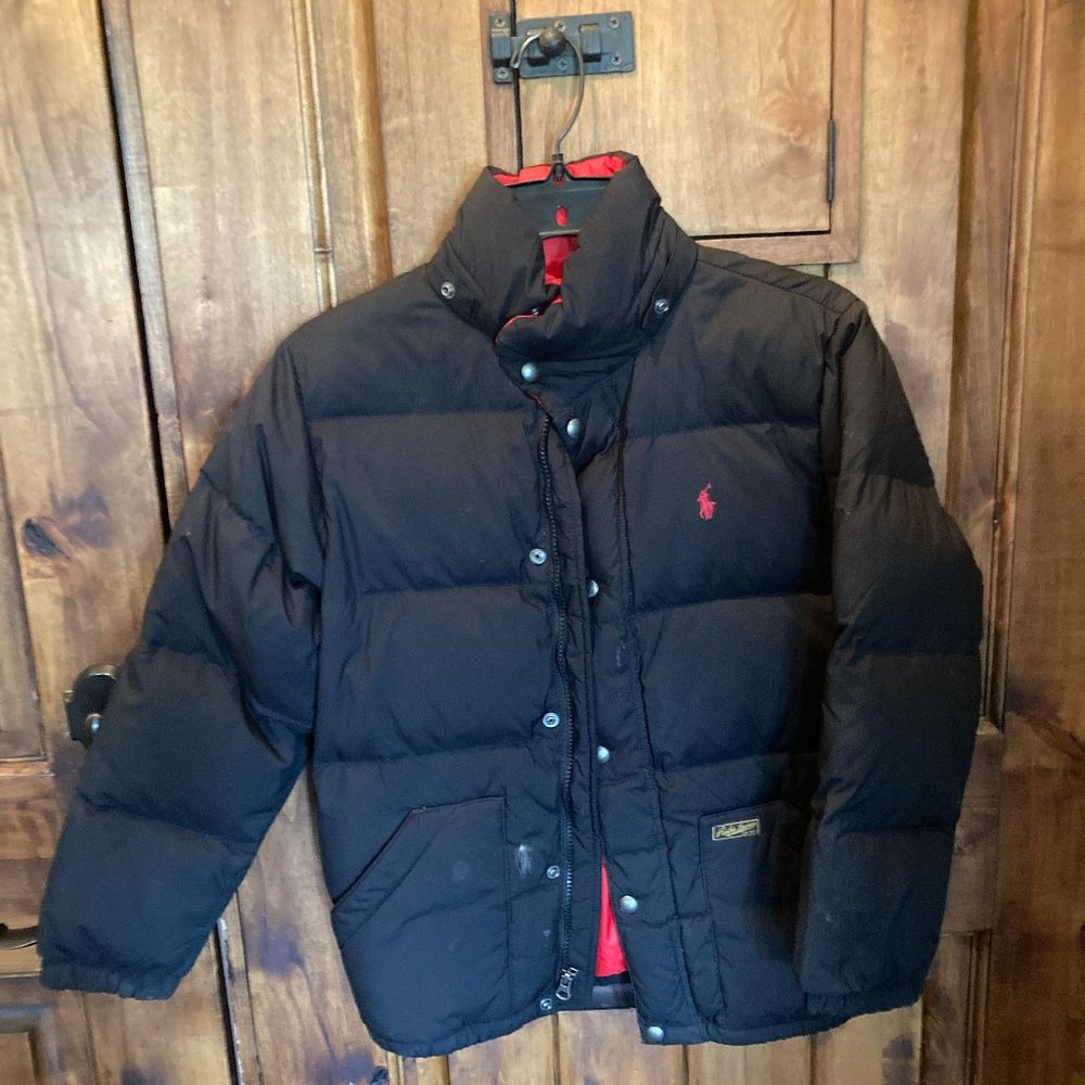 Black Polo Ralph Lauren Puffer Jacket